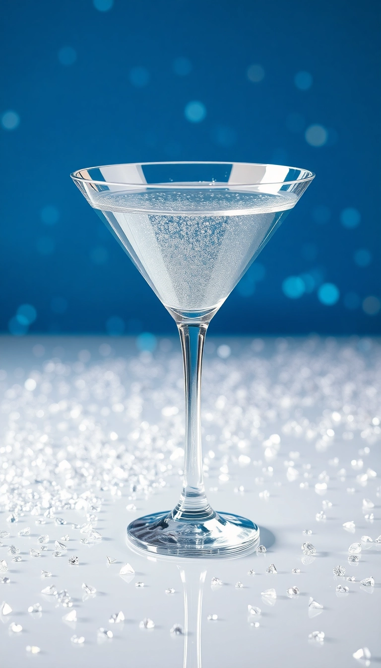 Free Glamorous Cocktail Glass iPhone Dynamic Background